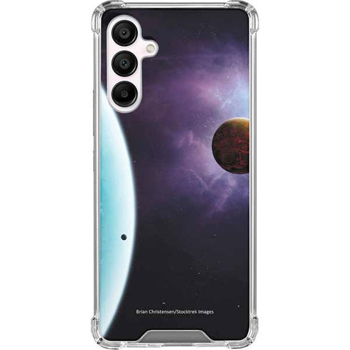 StockTrek Two Planets Born from the Same Star Galaxy A16 5G Clear Case
