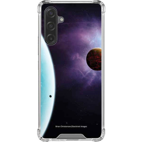 StockTrek Two Planets Born from the Same Star Galaxy A17 Clear Case