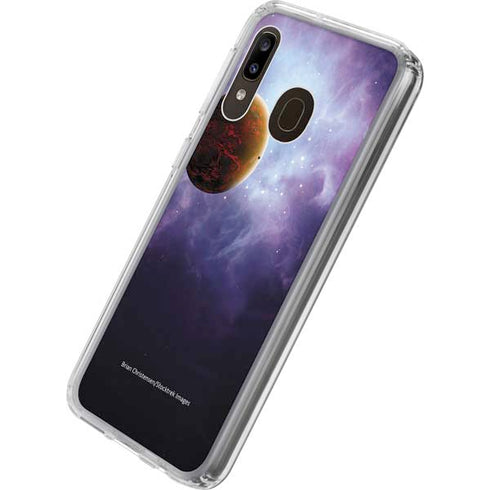 StockTrek Two Planets Born from the Same Star Galaxy A20 Clear Case