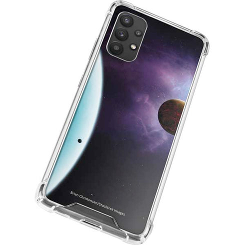 StockTrek Two Planets Born from the Same Star Galaxy A32 5G Clear Case