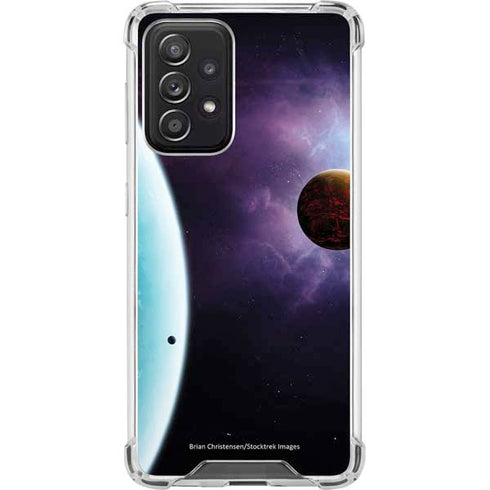 StockTrek Two Planets Born from the Same Star Galaxy A52 5G Clear Case