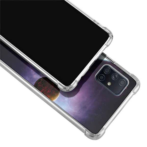 StockTrek Two Planets Born from the Same Star Galaxy A71 5G Clear Case