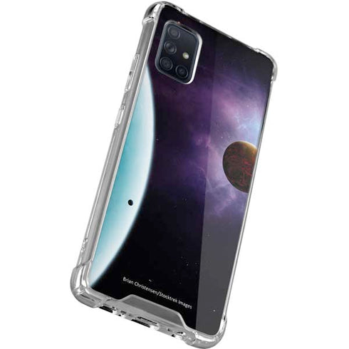 StockTrek Two Planets Born from the Same Star Galaxy A71 5G Clear Case