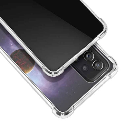 StockTrek Two Planets Born from the Same Star Galaxy A72 5G Clear Case
