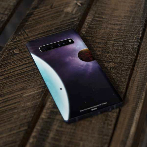 StockTrek Two Planets Born from the Same Star Galaxy S10 Plus Skin