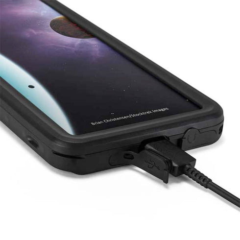 StockTrek Two Planets Born from the Same Star Galaxy S20 Plus Waterproof Case