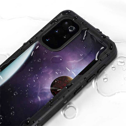 StockTrek Two Planets Born from the Same Star Galaxy S20 Plus Waterproof Case