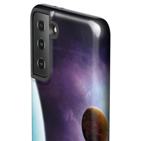 StockTrek Two Planets Born from the Same Star Galaxy S21 FE Pro Case