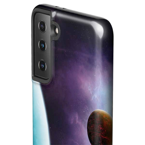 StockTrek Two Planets Born from the Same Star Galaxy S21 Plus 5G Pro Case
