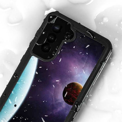 StockTrek Two Planets Born from the Same Star Galaxy S23 Plus Waterproof Case