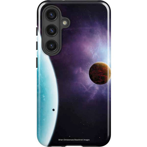 StockTrek Two Planets Born from the Same Star Galaxy S25 Impact Case