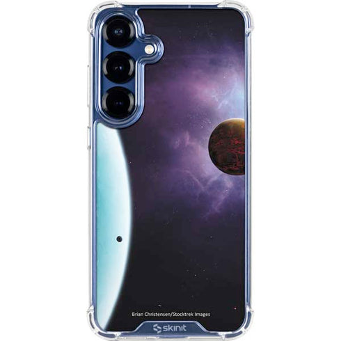 StockTrek Two Planets Born from the Same Star Galaxy S25 Clear Case