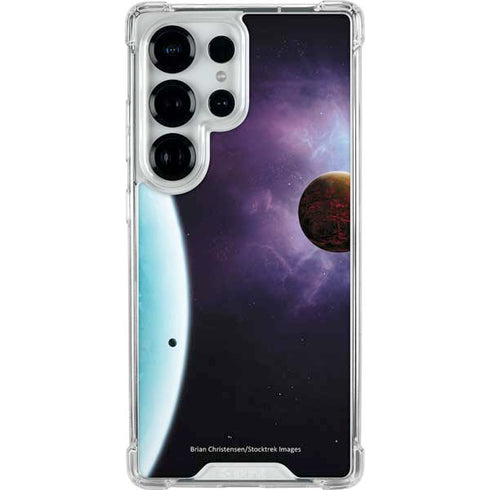 StockTrek Two Planets Born from the Same Star Galaxy S25 Ultra Clear Case
