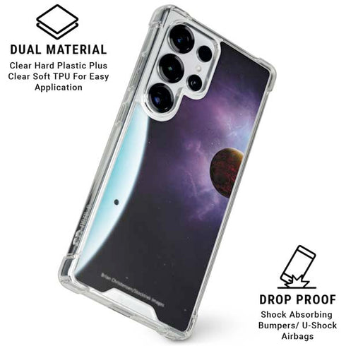 StockTrek Two Planets Born from the Same Star Galaxy S26 Ultra Clear Case