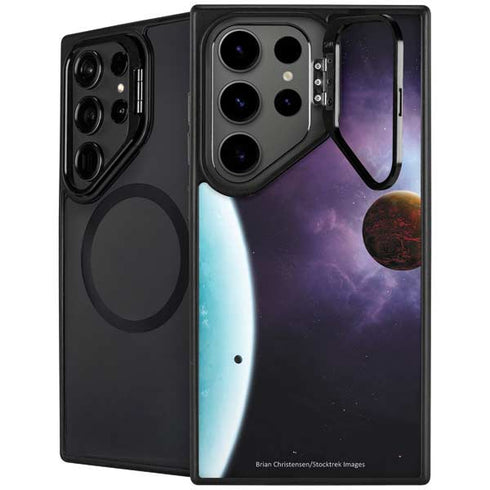 StockTrek Two Planets Born from the Same Star Galaxy S26 Ultra Kickstand Case