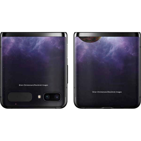 StockTrek Two Planets Born from the Same Star Galaxy Z Flip Skin