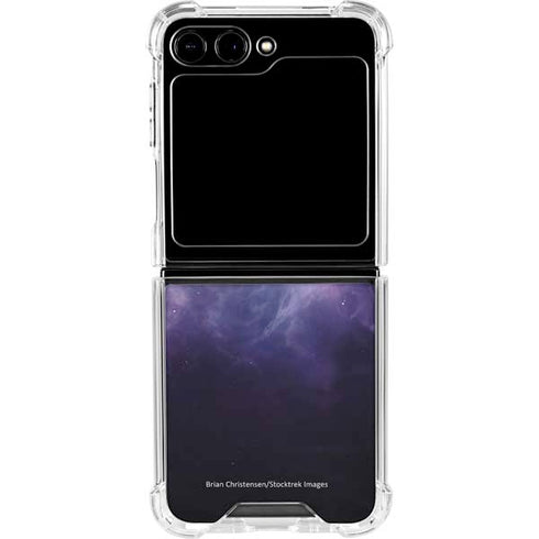 StockTrek Two Planets Born from the Same Star Galaxy Z Flip5 5G Clear Case