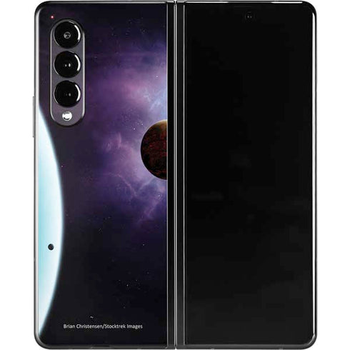 StockTrek Two Planets Born from the Same Star Galaxy Z Fold3 5G Skin