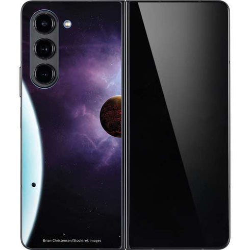 StockTrek Two Planets Born from the Same Star Galaxy Z Fold5 5G Skin
