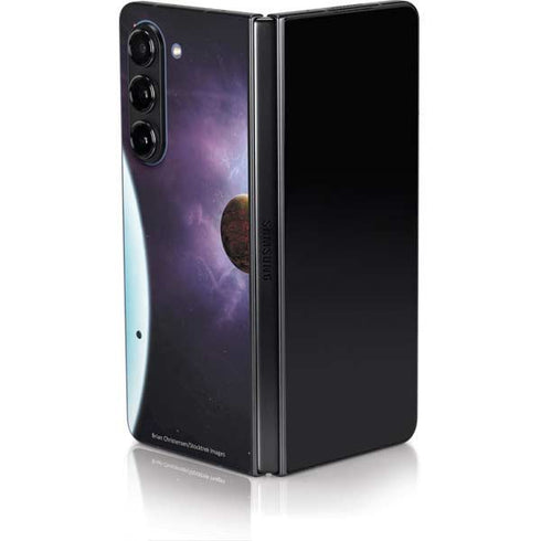 StockTrek Two Planets Born from the Same Star Galaxy Z Fold5 5G Skin
