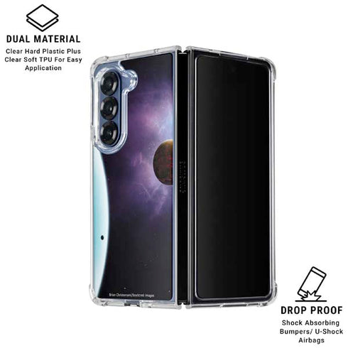 StockTrek Two Planets Born from the Same Star Galaxy Z Fold6 Clear Case