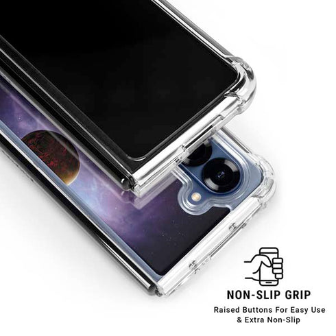 StockTrek Two Planets Born from the Same Star Galaxy Z Fold6 Clear Case