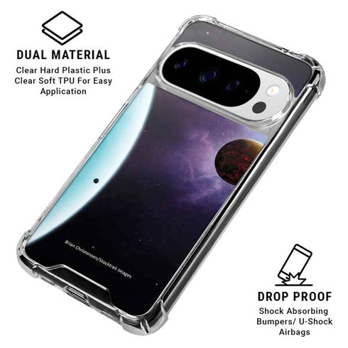 StockTrek Two Planets Born from the Same Star Google Pixel 10 Pro XL Clear Case