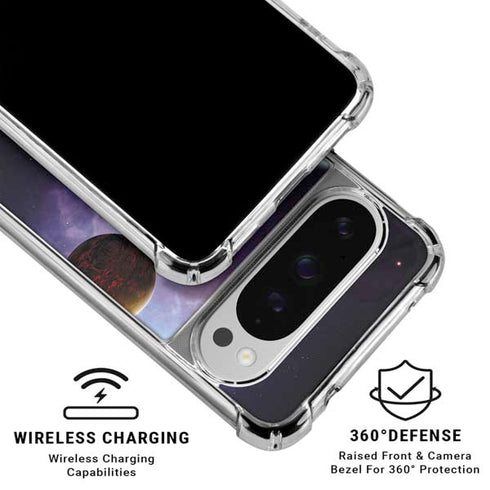 StockTrek Two Planets Born from the Same Star Google Pixel 10 Pro XL Clear Case