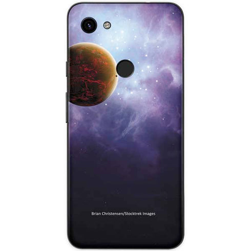 StockTrek Two Planets Born from the Same Star Google Pixel 3a Skin