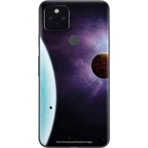 StockTrek Two Planets Born from the Same Star Google Pixel 5a Skin