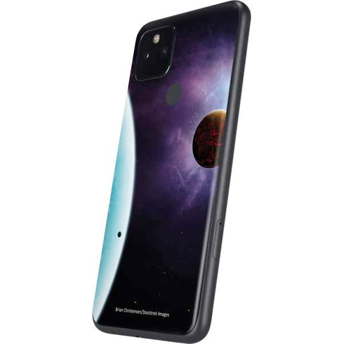 StockTrek Two Planets Born from the Same Star Google Pixel 5a Skin