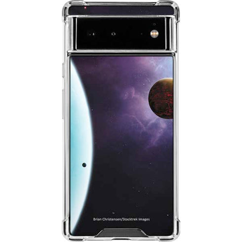 StockTrek Two Planets Born from the Same Star Google Pixel 6 Clear Case