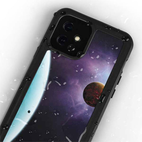 StockTrek Two Planets Born from the Same Star iPhone 12 Mini Waterproof Case