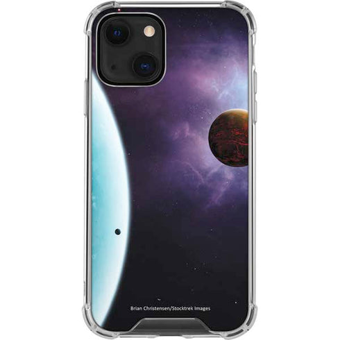 StockTrek Two Planets Born from the Same Star iPhone 13 Mini Clear Case