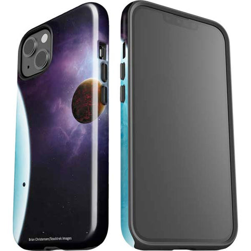 StockTrek Two Planets Born from the Same Star iPhone 14 Plus Impact Case