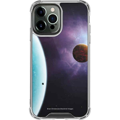 StockTrek Two Planets Born from the Same Star iPhone 14 Pro Max Clear Case