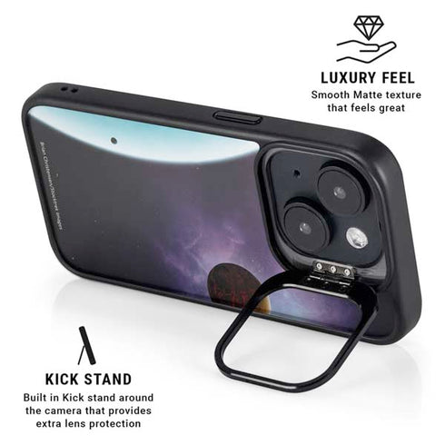 StockTrek Two Planets Born from the Same Star iPhone 15 Plus Kickstand Case