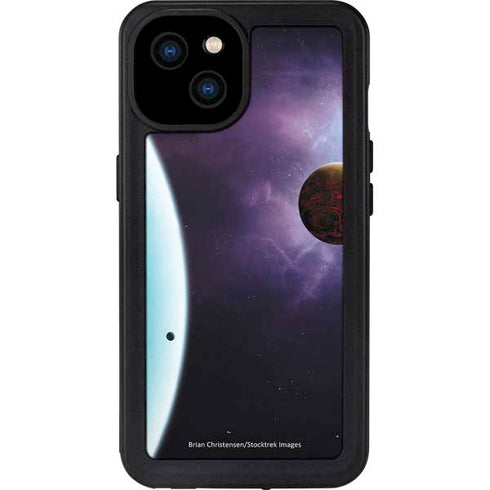 StockTrek Two Planets Born from the Same Star iPhone 15 Plus Waterproof Case