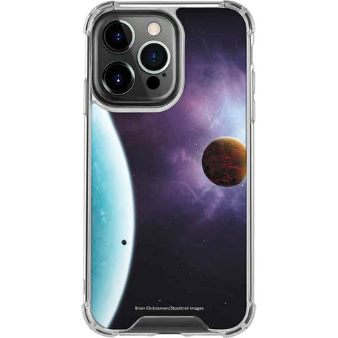 StockTrek Two Planets Born from the Same Star iPhone 15 Pro Clear Case