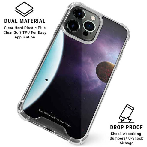 StockTrek Two Planets Born from the Same Star iPhone 15 Pro Clear Case