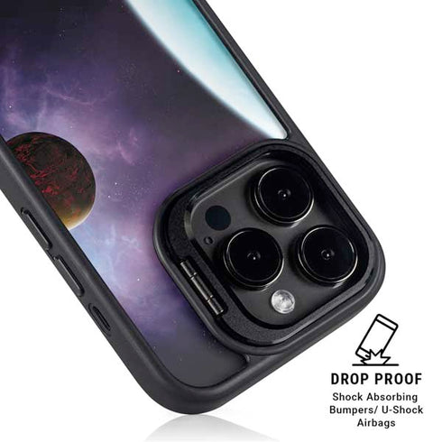 StockTrek Two Planets Born from the Same Star iPhone 15 Pro Max Kickstand Case