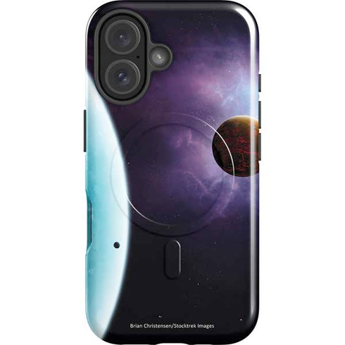 StockTrek Two Planets Born from the Same Star iPhone 16 Magsafe Impact Case