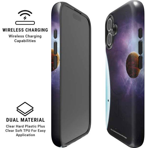 StockTrek Two Planets Born from the Same Star iPhone 16 Magsafe Impact Case