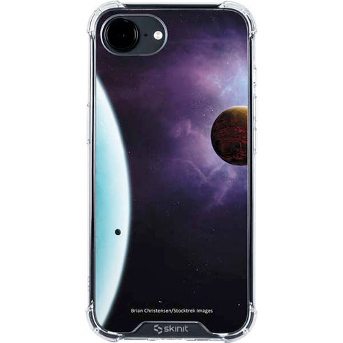 StockTrek Two Planets Born from the Same Star iPhone 16e Clear Case