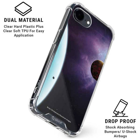 StockTrek Two Planets Born from the Same Star iPhone 16e Clear Case