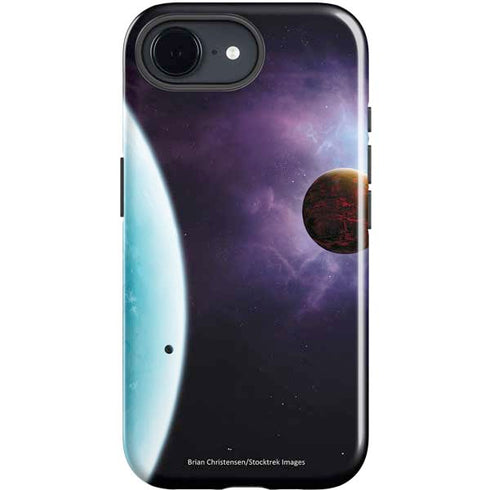 StockTrek Two Planets Born from the Same Star iPhone 16e Impact Case