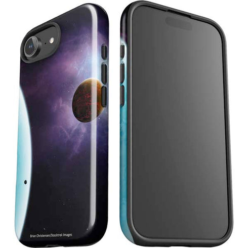 StockTrek Two Planets Born from the Same Star iPhone 16e Impact Case
