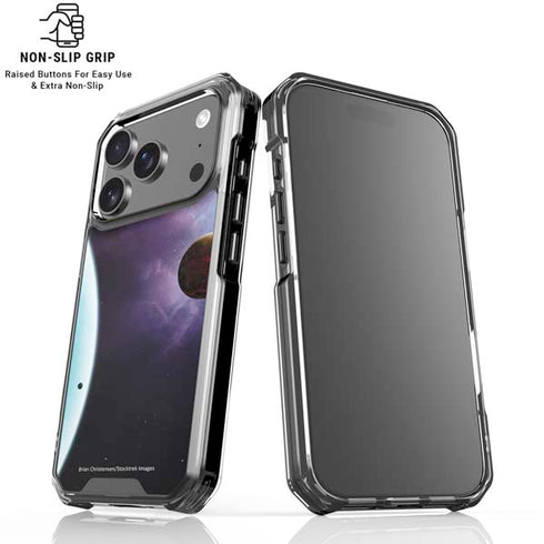 StockTrek Two Planets Born from the Same Star iPhone 18 Pro Clear Case