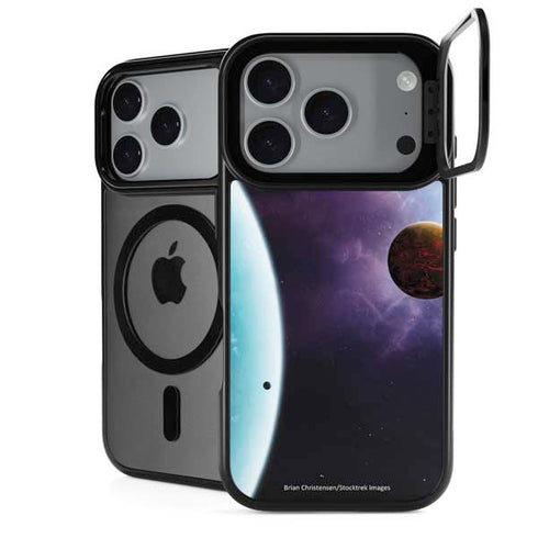 StockTrek Two Planets Born from the Same Star iPhone 18 Pro Kickstand Case
