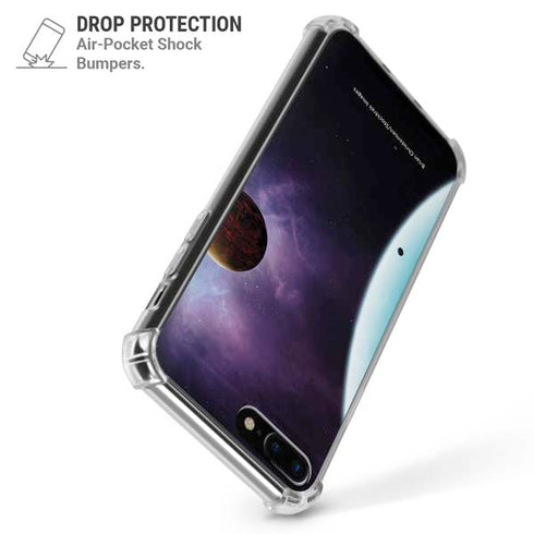 StockTrek Two Planets Born from the Same Star iPhone 7/8 Plus Clear Case
